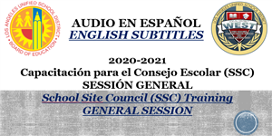 SSC General Session in Spanish with English Subtitles  